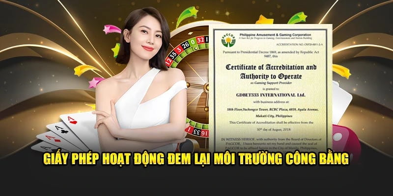 giấy phép hoạt động Vì sao giấy phép là yếu tố sống còn với một nền tảng như Hitclub